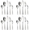 Silverware Set 20-Piece Stainless Steel Flatware Set Service for 4