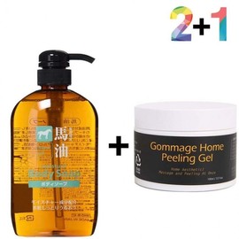 Mildly Acidic Horse Oil Body Wash Moisturizing Cream 2 units / Torululu Cleansing Balm 1 unit