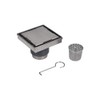 Designline 4 in. x 4 in. Square Drain Tile-in Grate
