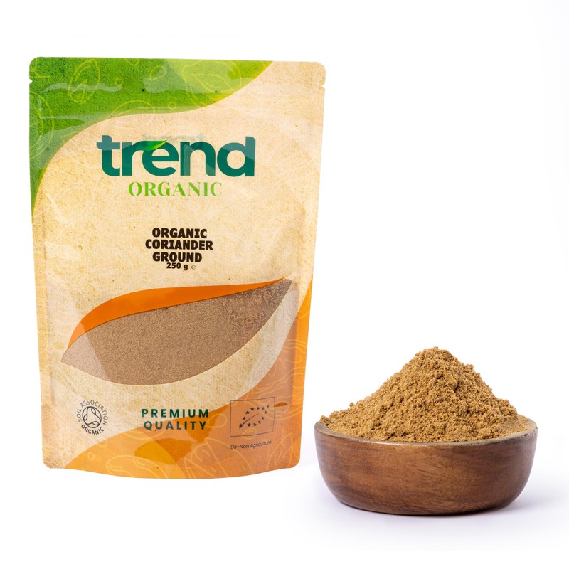 Trend Organic Coriander Ground | Aromatic Spice with Earthy Flavour