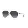 Coach HC7140 Sunglasses, Shiny Light Gold/Grey Gradient, 61 mm