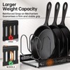 MUDEELA Pots and Pans Organizer Rack for under Cabinet, Expandable