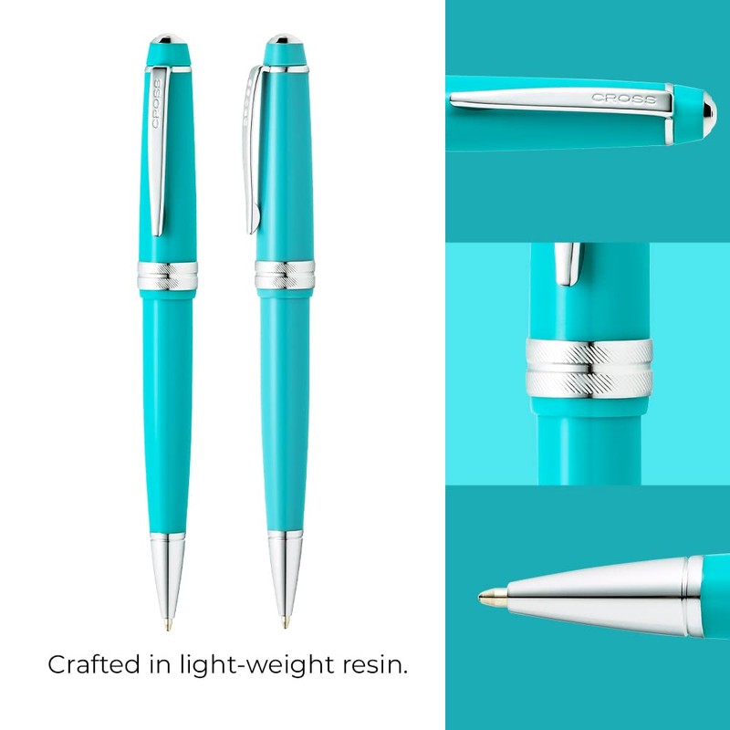 CROSS Bailey Light Polished Teal Resin Ballpoint Pen - Refillable