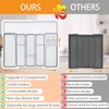 Homecor Large Utensil Organizer for Kitchen Drawer, Expandable Silverware Drawer