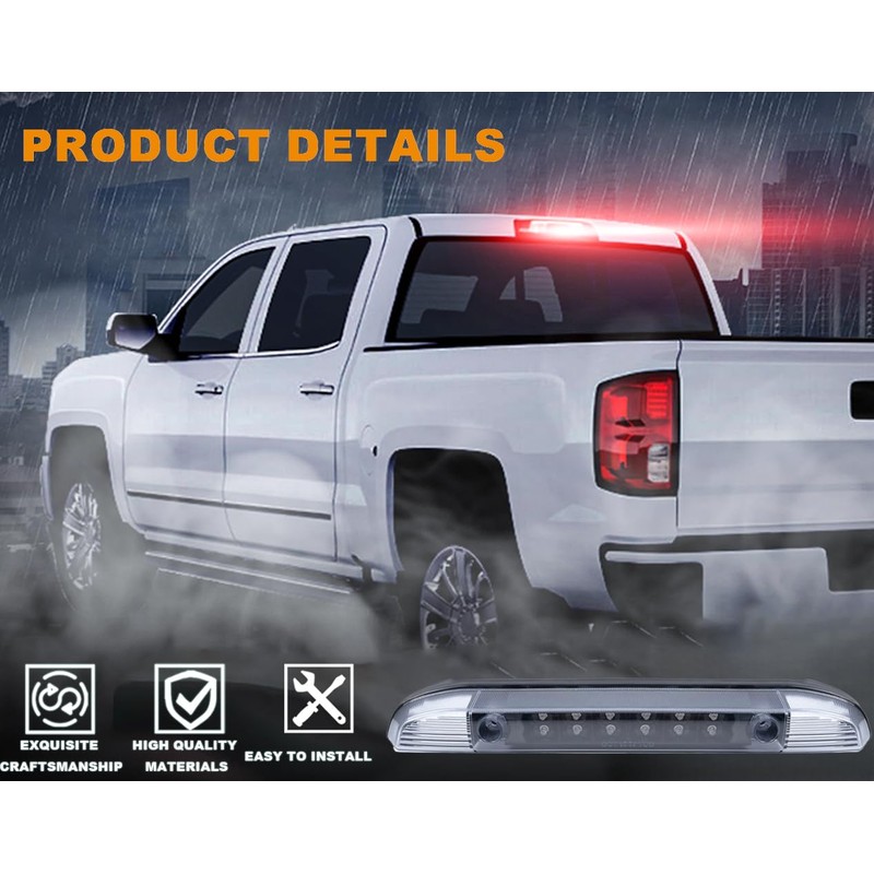 G-PLUS Third 3rd Brake Cargo Light Compatible With 2001-2004 Nissan