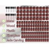KAPSING 132 Piece Sanding Sleeve Set for Dremel Sanding Attachments
