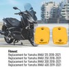 Front Brake Cylinder Fluid Reservoir Cover Cap Replacement for Yamaha