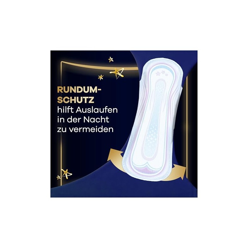 Always Ultra Secure Night Sanitary Towels (Size 5) with Wings