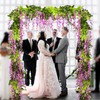 DearHouse 4Pcs 6.6Ft/Piece Artificial Flowers Silk Wisteria Garland Artificial Wisteria