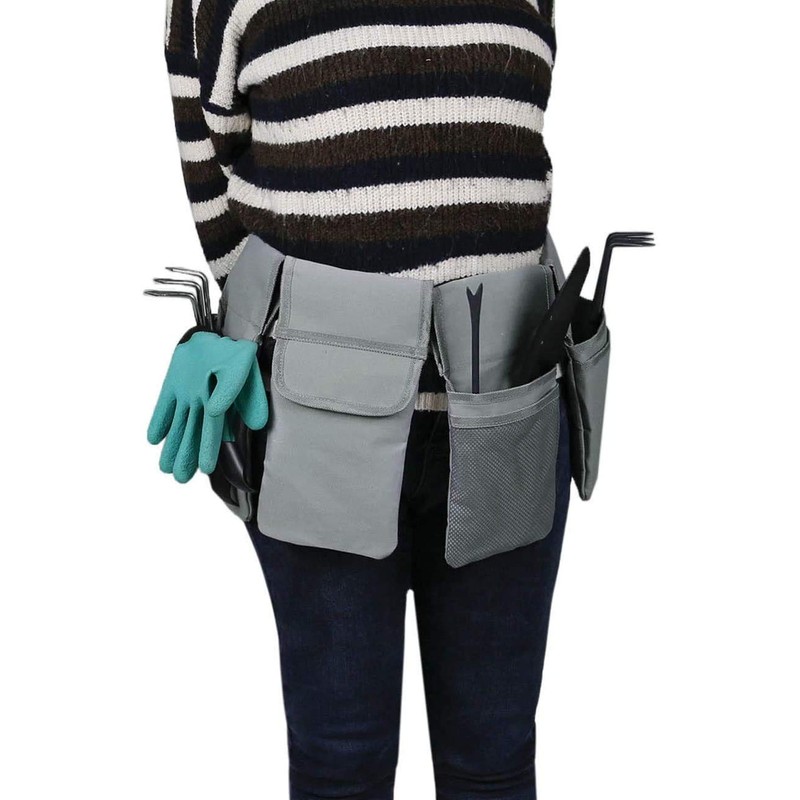 FCOUIID Gardening Tool Belt Bag - Waterproof Canvas Waist Tool