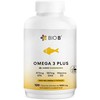 BIO B Omega 873mg EPA567mg DHASabor Hierbabuena sin eructo pescado120Cáp