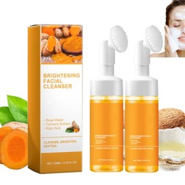 Limpiador facial de cúrcuma, lavado facial de cúrcuma, lavado facial de cúrcuma, limpiador facial de cúrcuma Glo Mi,