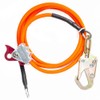 DorBuphan 1/2" x 8' Steel Core Flipline Kit, Adjustable Lanyard