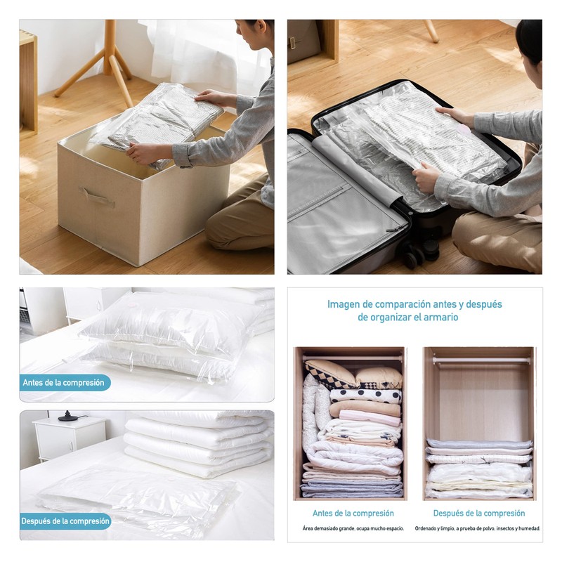 Vacuum Storage Bags 60 x 80 cm Save Space When