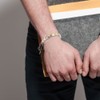 Women Men Stylish Titanium Steel Health Care Magnets Germanium Bracelet