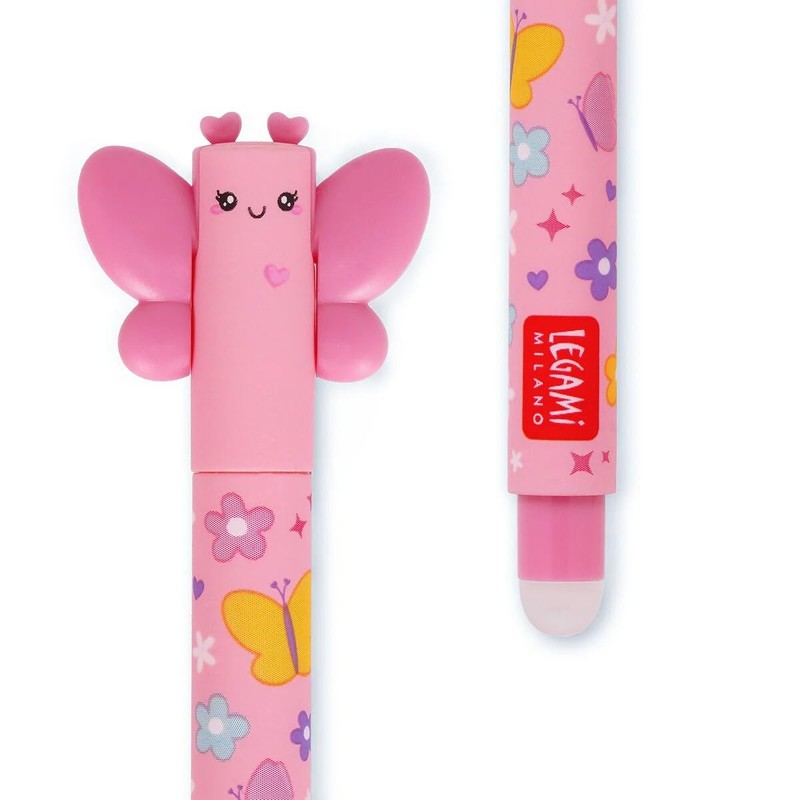 LEGAMI Butterfly - Erasable Gel Pen - Ball End to