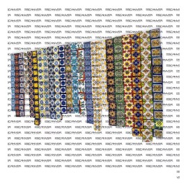 45 Pieza Azulejo Talavera 10cm Diferentes Colore Confeti Msi