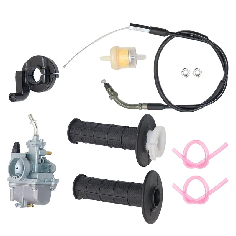 XQSMWF Carburetor with Handle Grip Throttle Cable Compatible with Yamaha