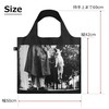 LOQI Elliott Erwitt - Dog Jumping Recycled Bag,Black/White