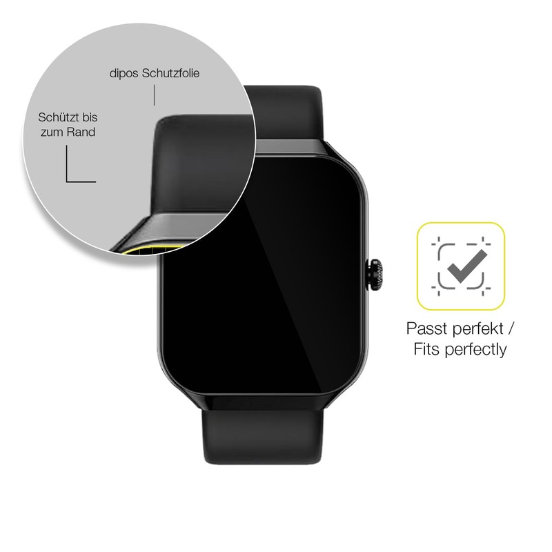 dipos FLEX 2x Protective Film Clear Suitable for Motast P99