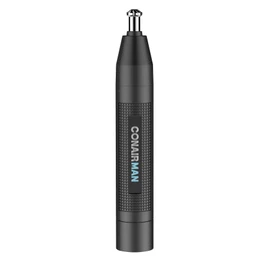 ConairMan Nose Hair Trimmer for Men, For Nose, Ear, and Eyebrows, Patent 360 Bevel Blade for No Pull, No Snag Trimming Experience, Cordless Lithium-Powered Trimmer with Drawstring Bag