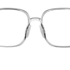 HARFINGTON 5 Pairs Eyeglass Nose Pads 1.8mm Thickness Silicone Adhesive Anti-Slip Glasses Nose Grips Butterfly Shape Glasses Nose Pads for Plastic Frames Glasses Sunglasses, Clear