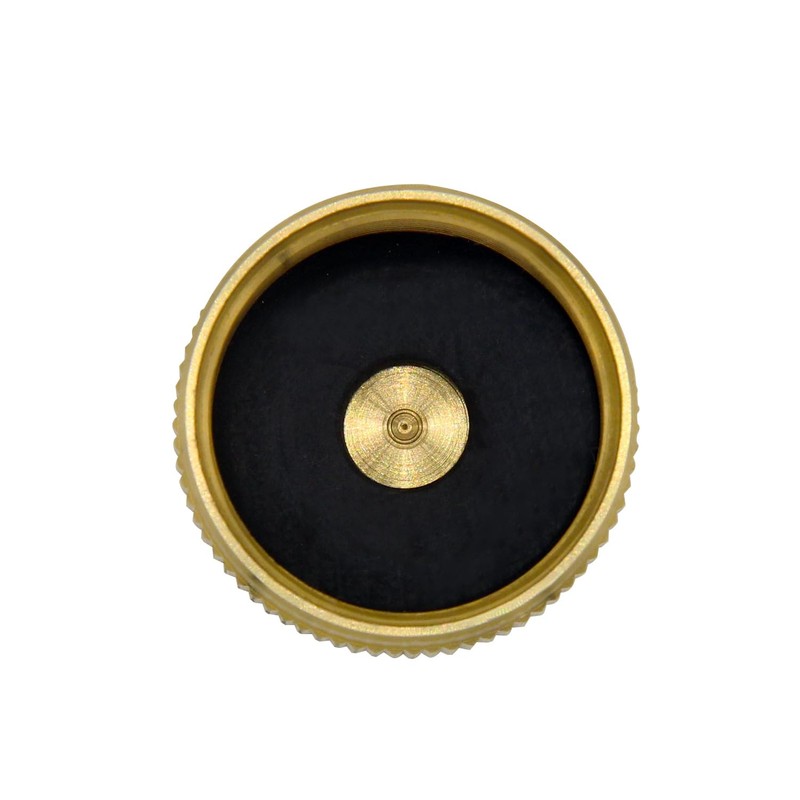 Beduan Solid Brass Refill 1 LB Propane Cylinder Cap Camping