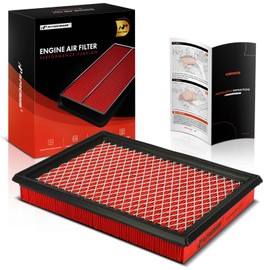 A-Premium High-performance, Pre-oiled Engine Air Filter Compatible with Nissan & Infiniti Models - FX35, FX50, M56, Q50, Q60, Q70, QX70, 300ZX, Juke, Rogue, Sentra- Replace# 16546-30P00