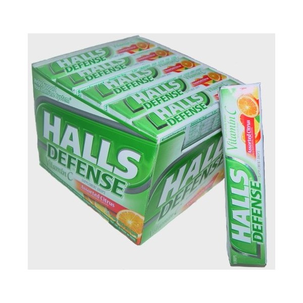 HALLS Vitamin-C Citrus (Pack of 20)