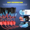 Nilight 5 Gang Multi Function Waterproof Switch Panel PD Type