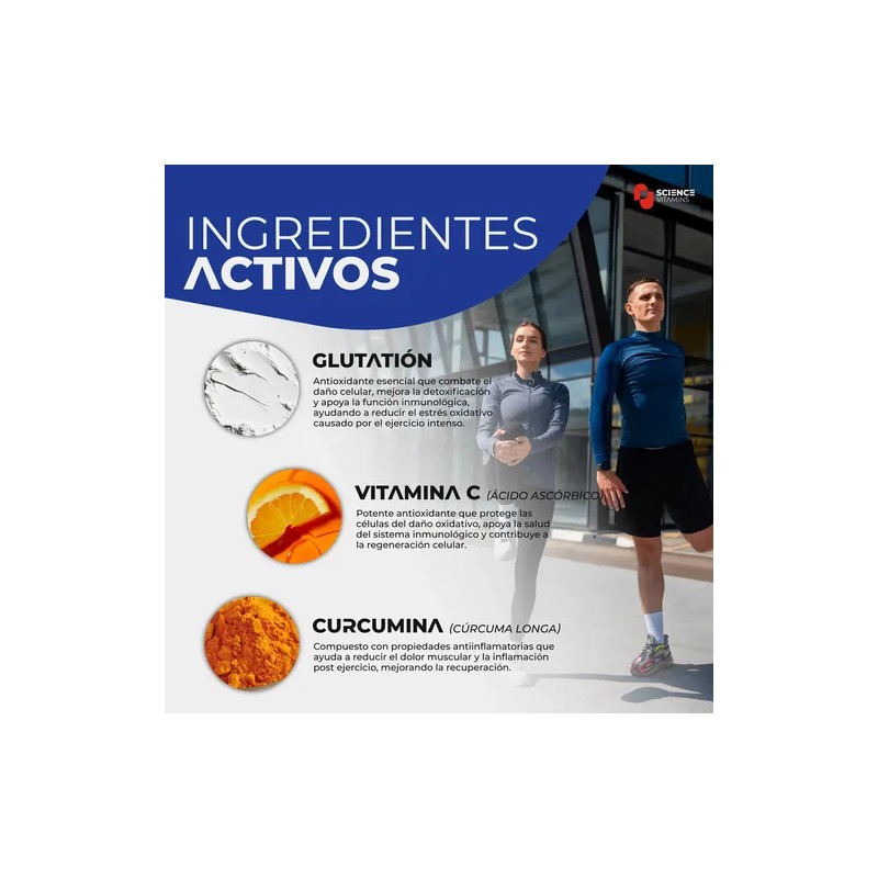Antioxidante Resveratrol Vitamina C B6 B12 Deportivo Premium