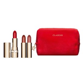 Clarins Gift Set | Joli Rouge Collection 10.5g | Worth £73 | Joli Rouge With Case - Spicy Cinnamon, Joli Rouge Lipstick Refill, Joli Rouge Lipstick Refill