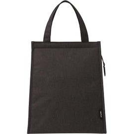 Bolsa de Almuerzo para Mujeres/Hombres/Adultos, Caja de Almuerzo portátil/reutilizable, Bolsa de Mano simple impermeable Aislada para el Trabajo, Picnic, Pesca, Playa o Viajes (Negro)