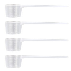 Pack of 4 Kitchen Measuring Spoons, Long Handle Measuring Spoons, Tea Coffee Measuring Spoons, Scale Measuring Spoons, Long Handle Measuring Spoons, Restaurant Measuring Spoons