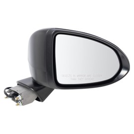 TRQ Right Mirror Passenger Side Compatible with 2020-2022 Hyundai Sonata HY1321272