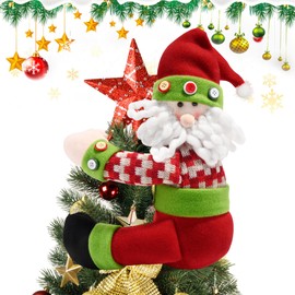 Doitory - Decoración para árbol de Navidad, Papá Noel, diseño divertido y único, decoración de Navidad, árbol de Navidad, botella de vino, decoración de fiesta