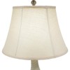 BLACK FOREST DECOR White Conch Shell Table Lamp