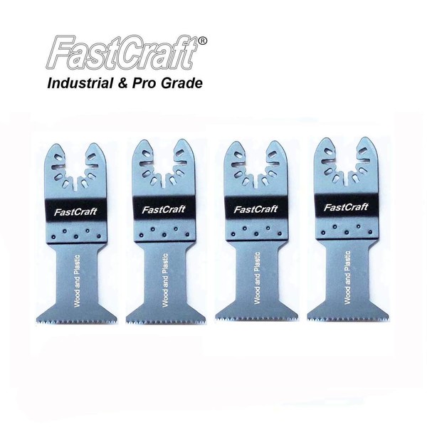 Oscillating Tool Blades, FastCraft® 4pc E-Cut (Wood/Plastic) HCS-SK5 All Industrial