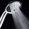 AquaDance, Chrome Luxury Square 6-setting High-Pressure Hand Extra-Long 72" Stainless