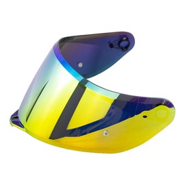 Aumotop Helmet Visor Agv K5 K1 K3 SV Visor Helmet Visor 26 x 13.5 cm Colour Coating Anti-UV Fog Scratch AGV Visor, Easy to Remove Install, Flexible Up and Down to Fold