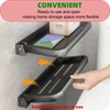 NONGKANG 2pcs RV Aluminum Folding Shelf Wall-Mounted 2-Pack | 90°