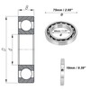 ACROPIX 16009 Deep Groove Ball Bearings P6 45x75x10mm Lubricated Bearings