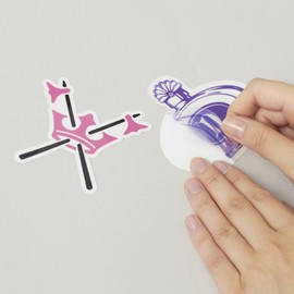 エーワン 手作りステッカー 透明 3セット 28873