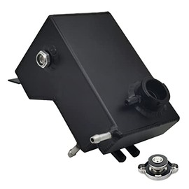 HCHCSPEED Aluminum Coolant Reservoir Expansion Tank Compatible with for Land Rover Discovery 2 II 1999-2004 V8 4.0L 4.6L PCF101410 Black