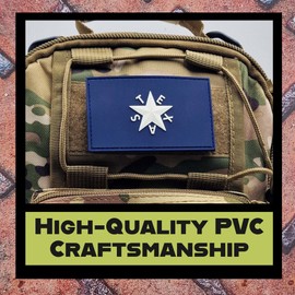 LEGEEON Texas de Zavala Flag TX Lone Star Tactical Morale PVC Rubber Patch (Full Colour) Compatible with Velcro Patches for Clothes, Tactical Gear, Plate Carrier, Airsoft Vest and Patches for Hats