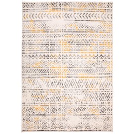 Rugshop Geometric Bohemian Design Area Rug 3'3" x 5' Yellow