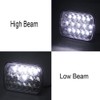 DOT 4x6 LED Sealed Beam Rectangular Headlight Replace H4651 H4652
