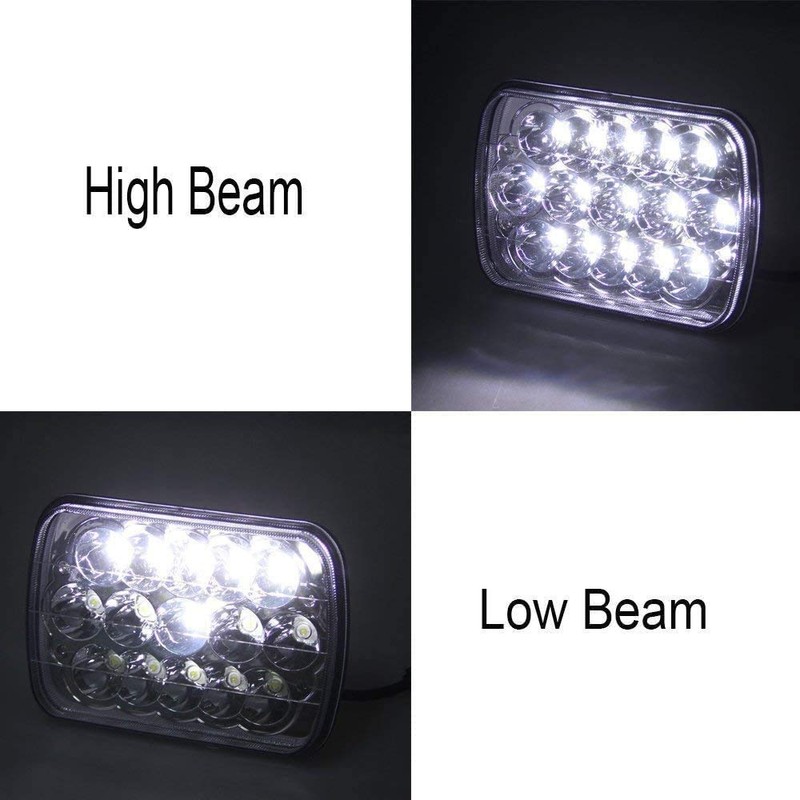 DOT 4x6 LED Sealed Beam Rectangular Headlight Replace H4651 H4652