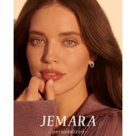 JEMERA Silver Hoop Earrings for Women 925 Sterling Silver Huggie Hoops Dainty Cubic Zircon Stud Earrings Hypoallergenic Chunky Hoops 4 Pairs Silver Earrings Set