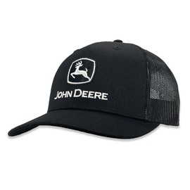 John Deere Baseball Cap Trucker Hat 13083345Bk Current Baseball Cap Trucker Hat Trademark Embroidery BKWH Black